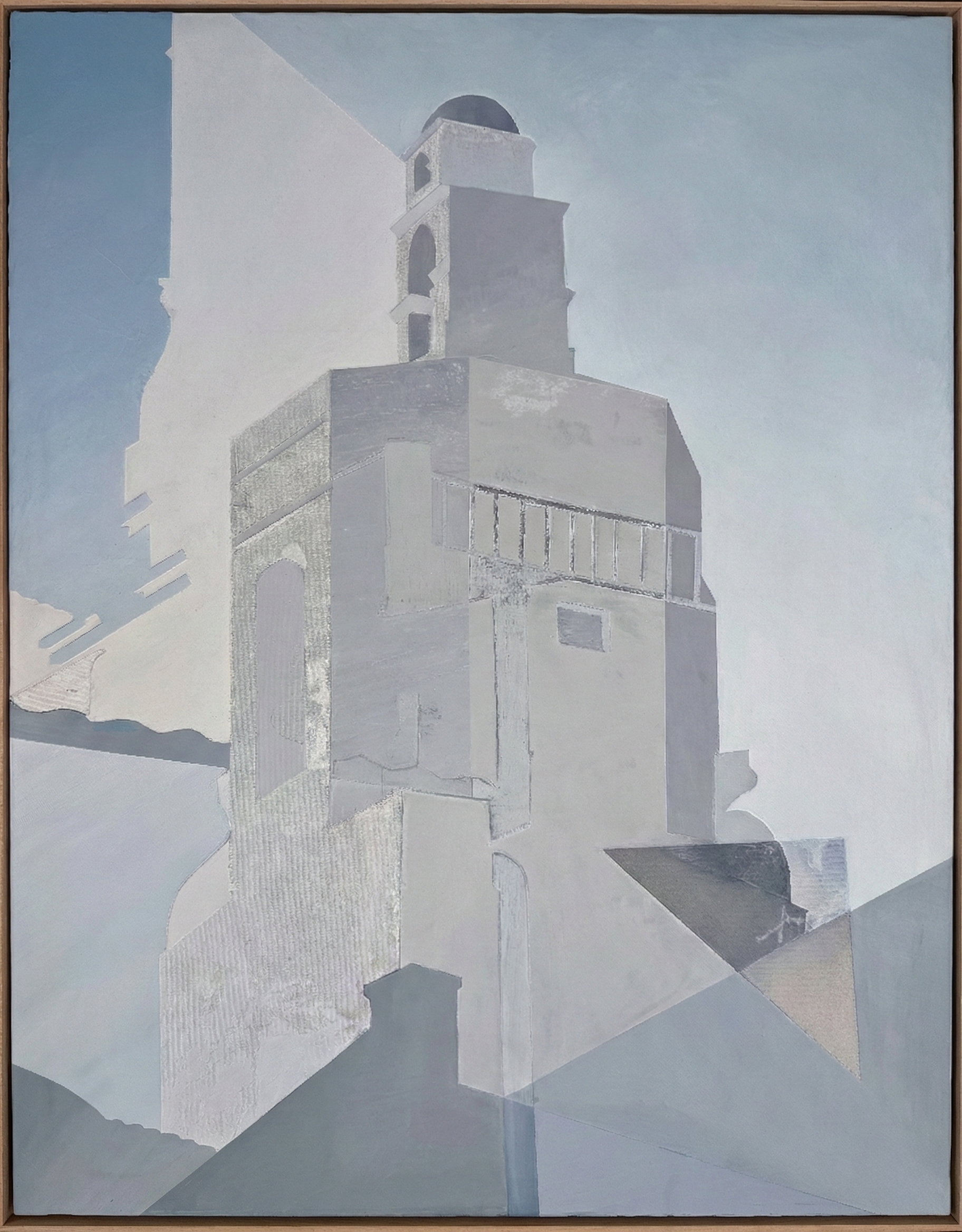 campanariodesantamaria-delosarcos-80×100-collage_y_oleo_sobre_lienzo